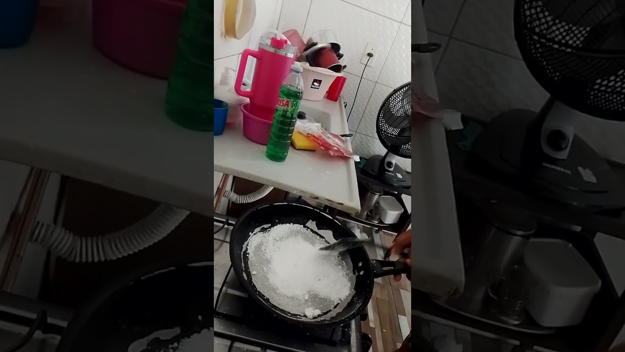 Fui mim emventar de fazer tapioca e olha como ficou 