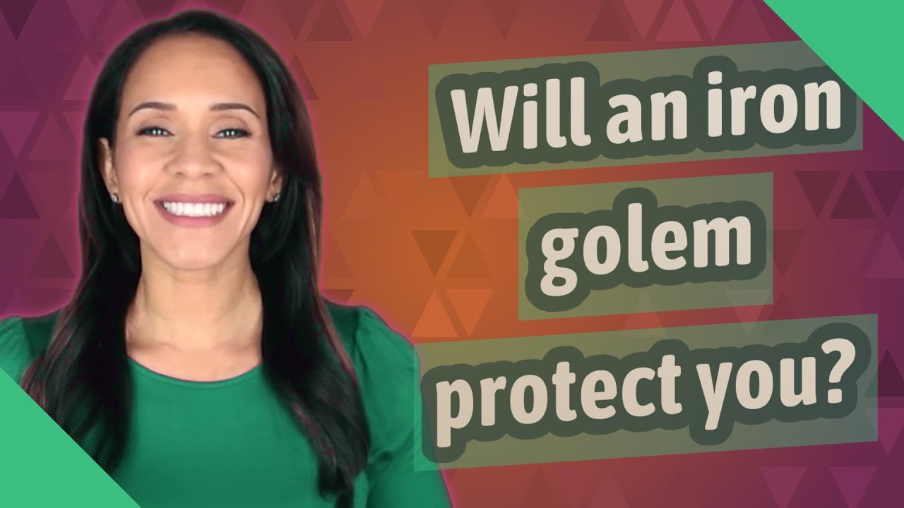 Will an iron golem protect you? YouTube