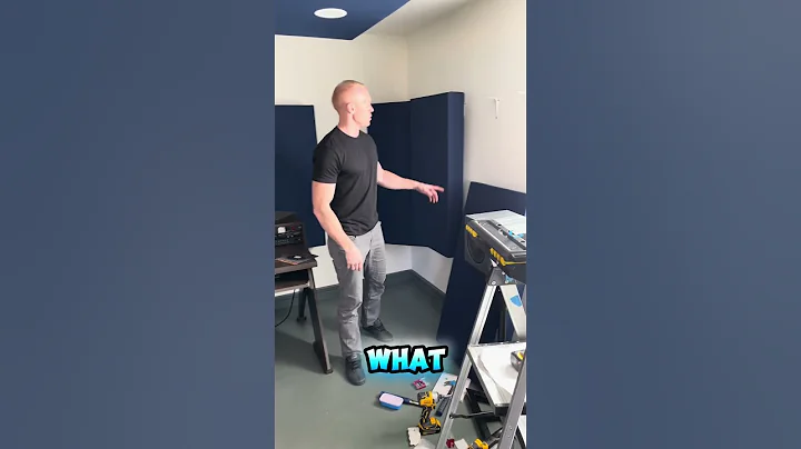 Recording Studio Install Progress with 16 of our 4” Navy Blue Bass Traps & A 4’ x 8’ Cloud!