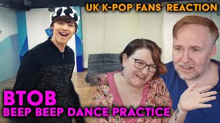 BTOB - Beep Beep - Dance Practice - UK K-Pop Fans Reaction