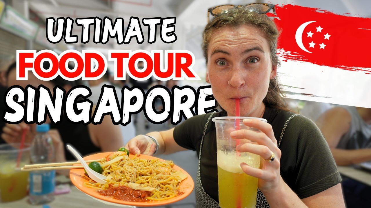 Ultimate SINGAPORE Food Tour | Local Dishes & Drinks + Hawker Centre
