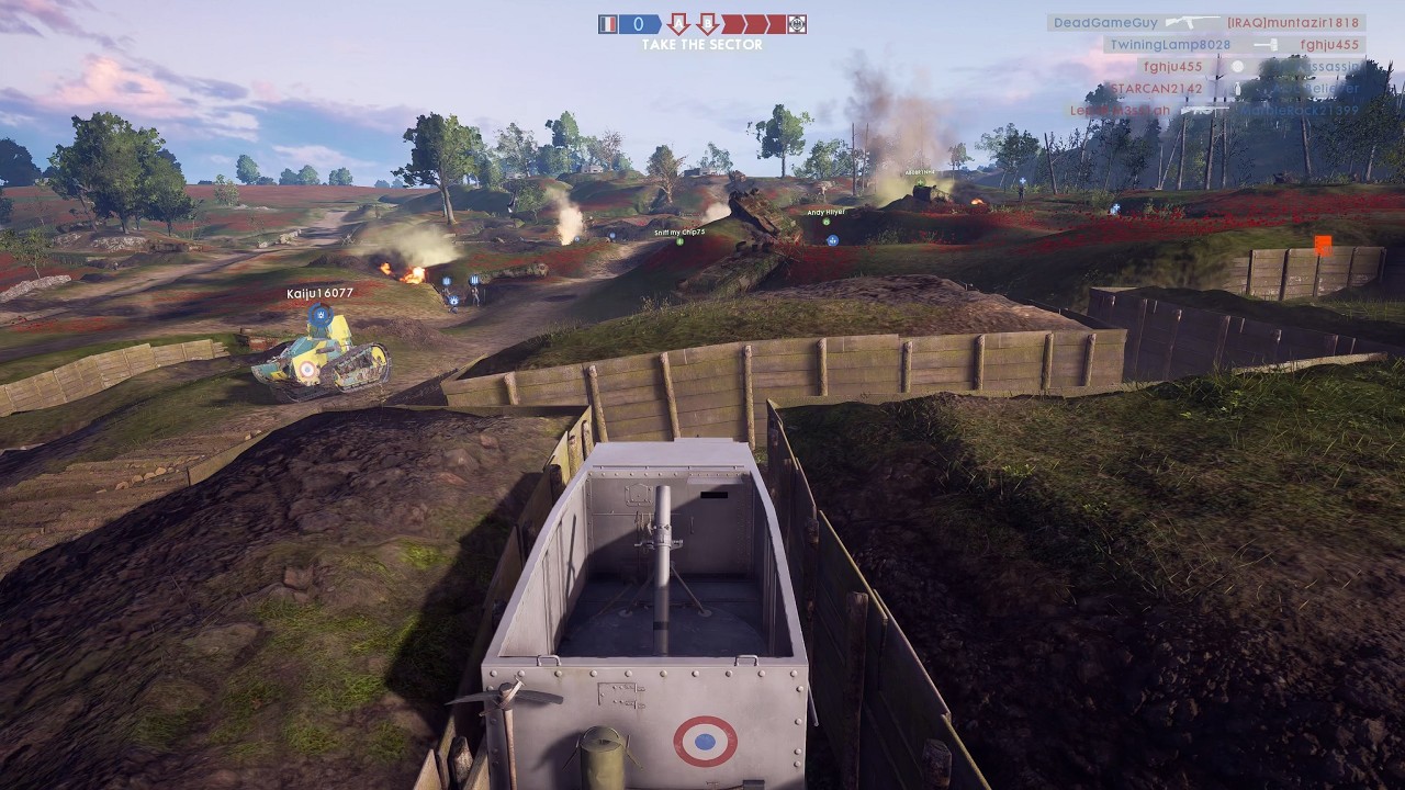 Battlefield 1: Mortar Truck gameplay (No Commentary)