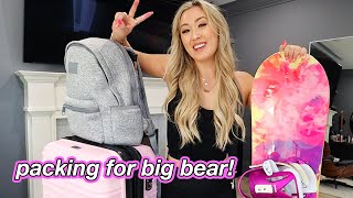packing for the annual big bear trip!! | vlogmas day 7