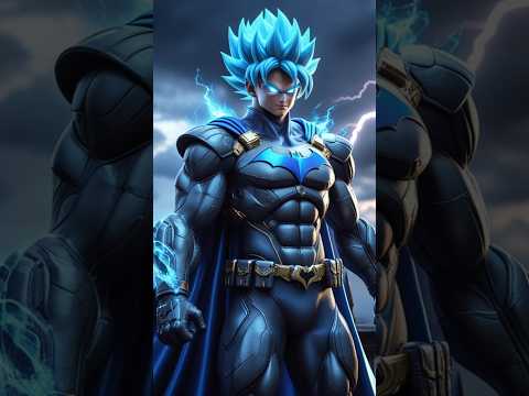 Goku x Iron Man x Batman Fusion"#aigenerated #shorts