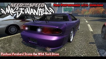 BUDGET SLEEK RIDE | NFS: Most Wanted - Pontiac Firebird Trans Am WS6 Test Drive