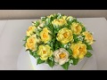 Как красиво украсить торт цветами! Цветы из БЗК! Красивый торт! Cake Decorating Ideas!