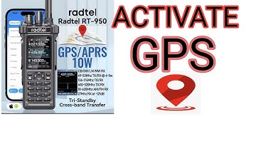 RADTEL RT-950 Activate GPS