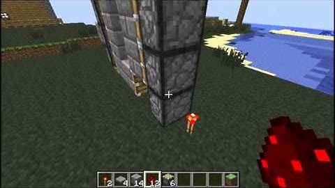 Minecraft Tutorial: How to Make Piston Doors 1.7.2