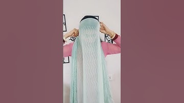 Trying Dupatta Hack ! How To Drape a Dupatta on head And Secure without Damage #hack #viral #shorts