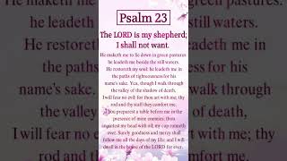 Psalm 23 #peaceful #prayer