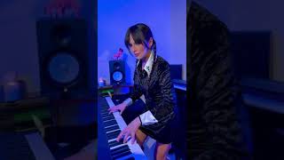 Video thumbnail of "Wednesday Addams Dance on Piano"