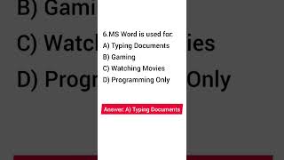 Computer questions and answers