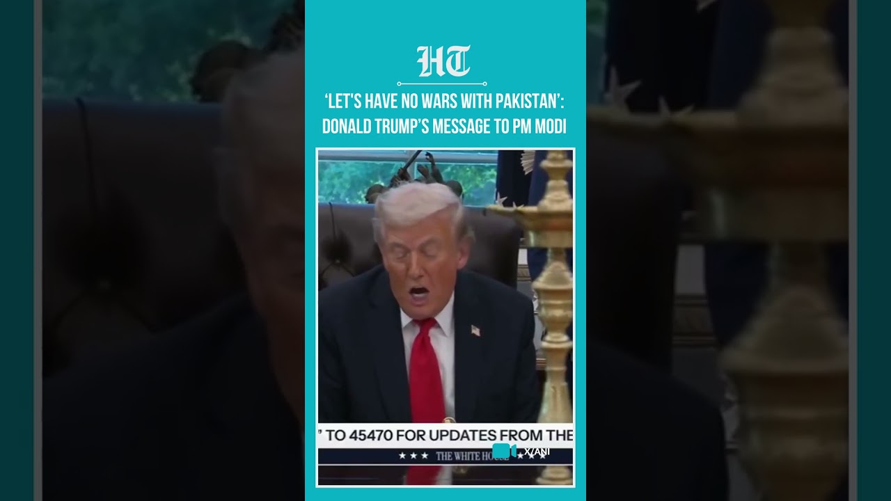 US President Donald Trump Said He Urged Indian PM Narendra Modi To Avoid Conflict With Pak |