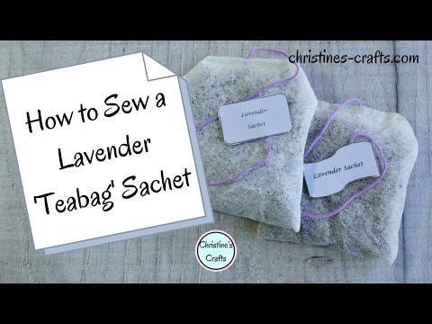 Video: Lavender Sachet Tutorial To Make In No Time