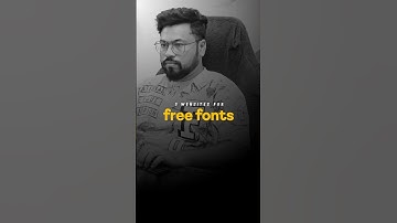 3 websites for Free Fonts #photoshop #photoshoptutorial #freefonts