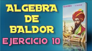 Algebra de Baldor Desde Cero - Ejercicio 10 - Ejercicios 1 al 6 de 20 screenshot 5