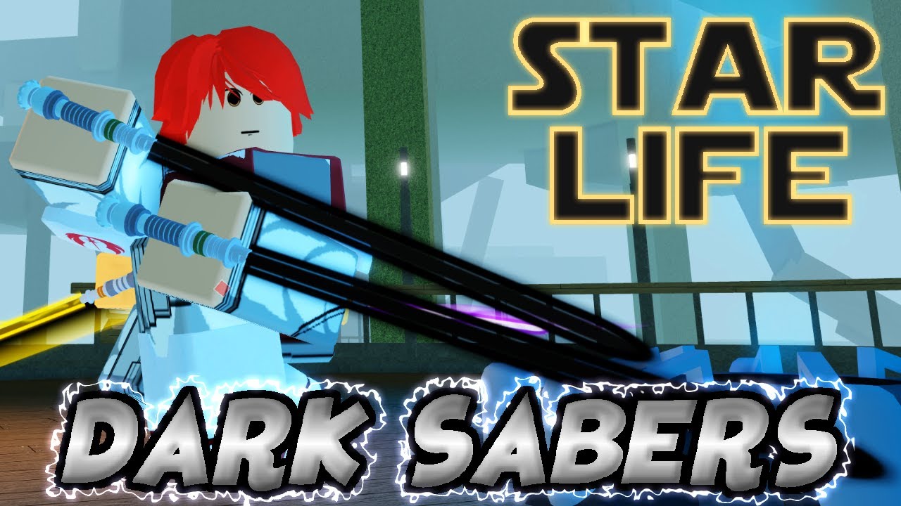 Fighting In A Battle With Dark Lightsabers In Roblox Star Wars Star Life Legacy Youtube - how to hold lightning in roblox saber wars