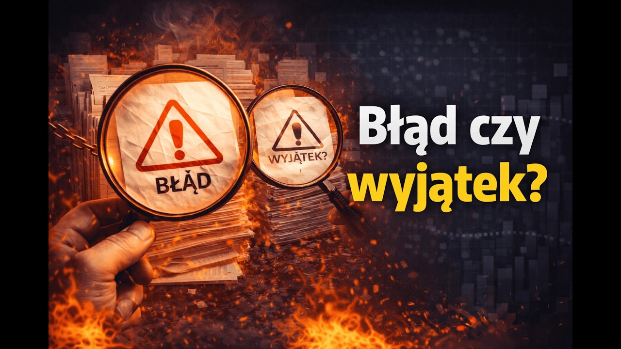 Błędy, które wyglądają jak wyjątki - MiniPodcast odcinek #9