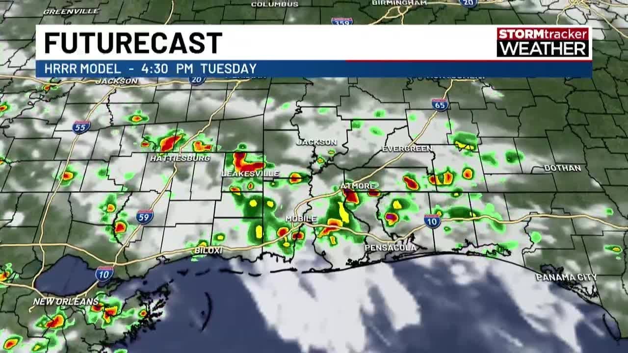 Pop-up showers and thunderstorms are possible - YouTube
