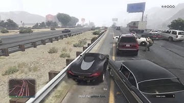 GTA V Heist Prison Break - Bus Setup