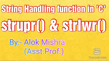 String Handling function in 