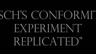 ASCH'S CONFORMITY EXPERIMENT REPLICATED GROUP 3 (III-B PSYCHOLOGY)