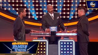 Victor Ortiz Gets A Little Too Excited  Celebrity Family Feud