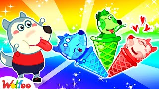 Delicious Ice Cream Challenge 🍧 Fun Game Series with Wolfoo | Educational Cartoon for Kids screenshot 4