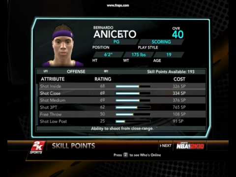 cheats for nba 2k10 my player mode