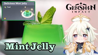 MINT JELLY GENSHIN IMPACT REAL FOOD