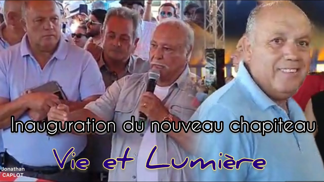 Inauguration du nouveau grand chapiteau (vidéo complète) - Vie et Lumière - Grostenquin 2023