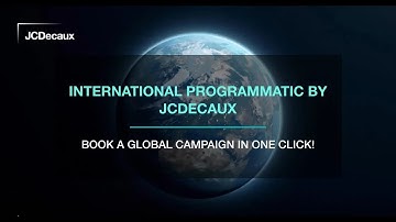 Discover JCDecaux’s Global Programmatic DOOH Solution