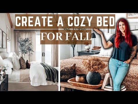 Video: CREATING A COZY BED FOR FALL || 2023
