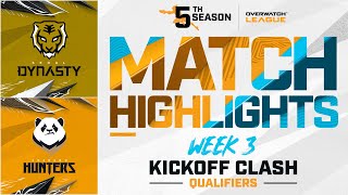 @SeoulDynasty vs @ChengduHunters  | Kickoff Clash Qualifiers Highlights | Week 3 Day 3