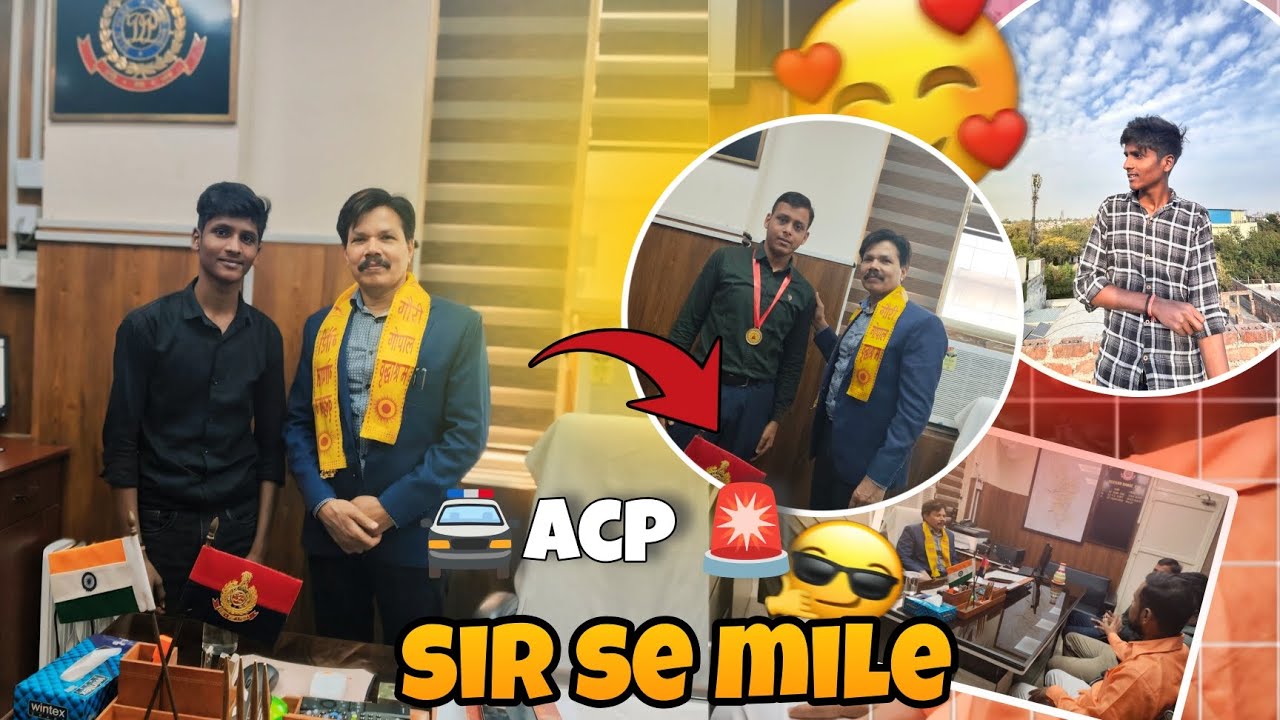 Office Vlog with ACP Sir (🚨) delhi police/ 