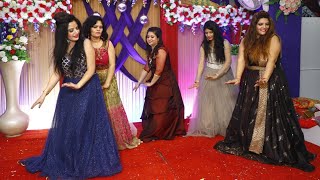 Best dance performance by bride sisters।। Engagement ceremony।। Wedding series part 3।।