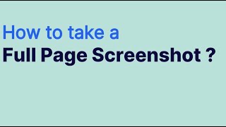 Full Page Screenshot in Chrome Without Extensions — DevTools Method