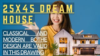 25x45 House Design 3D| 1125 Sq | MODERN DESIGN | TERRACE | GARDEN | 8X14 METERS |ARCHITECTURE DESIGN