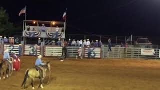 MMA fighter rides bull in Seymour Rodeo 2018