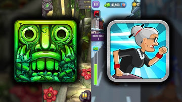 Temple Run 2 Lost Jungle Vs Angry Gran Run - Endless Run Game Play D18012022