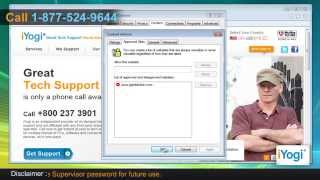 How to block websites in Internet Explorer® 9 on Windows® Vista