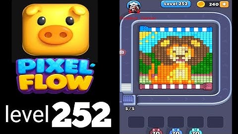 Pixel Flow level 252 Walkthrough Solution