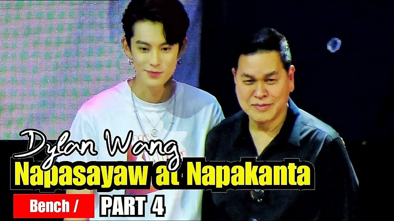 Dylan Wang 王鹤棣 saying GOODBYE to Filipinos Fans FUN MEET LIVE at BENCH Manila Philippines PART 4