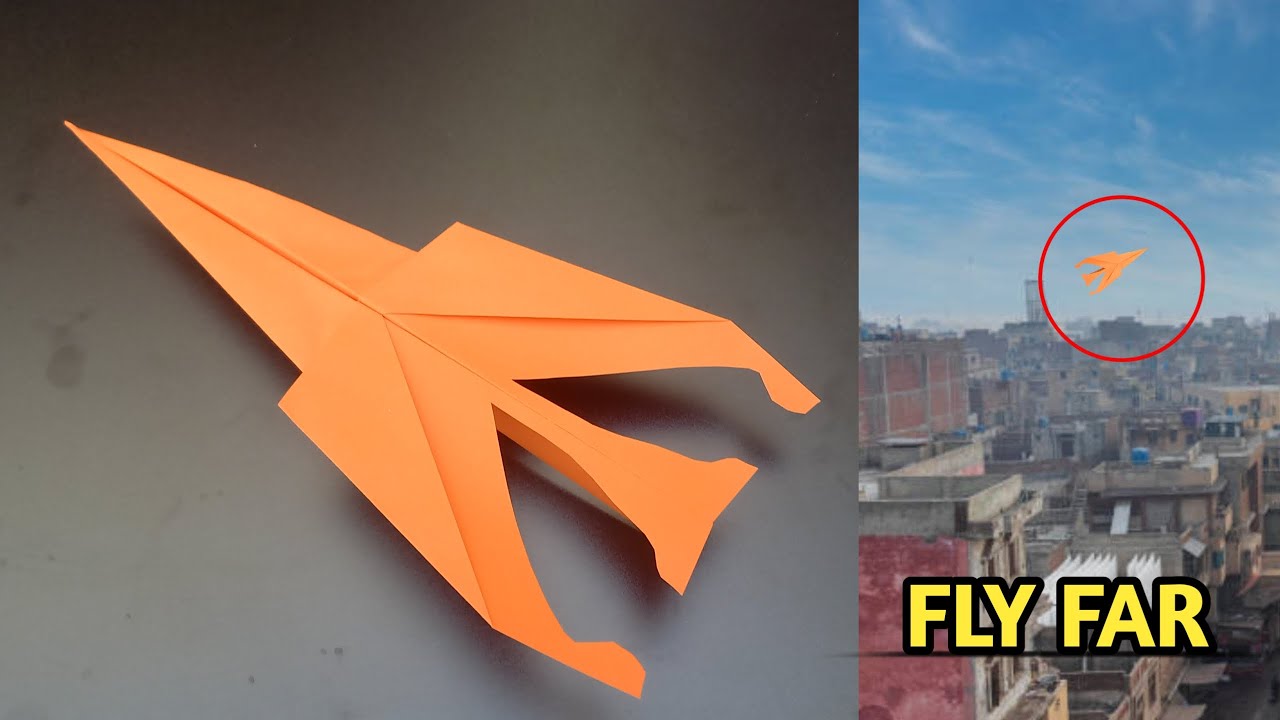 Fancy Airplain Tutorial How to Make a Paper Airplane Easy That Flies Far | Best Design Easy ...