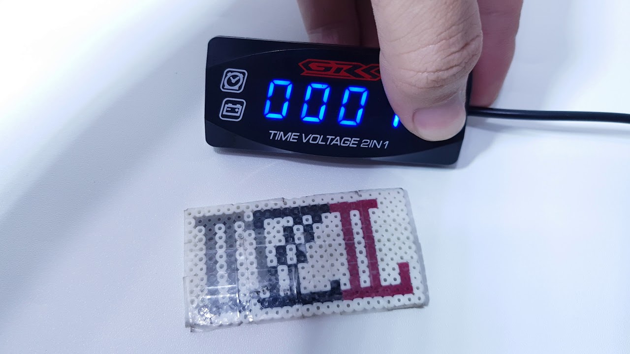 2 IN 1 VOLT METER AKI DAN JAM 2 FUNGSI VOLTMETER DIGITAL YouTube