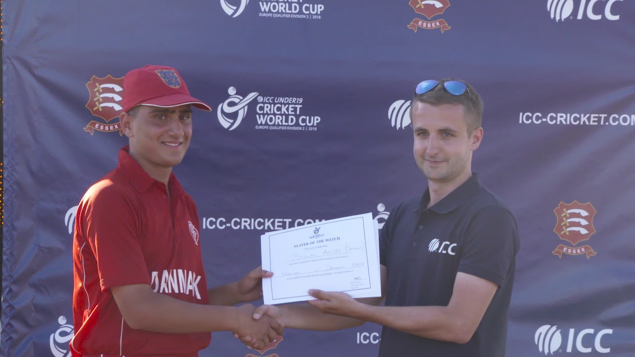 U19CWCQ Europe Div 2: Norway v Denmark - Bilal Aftab interview