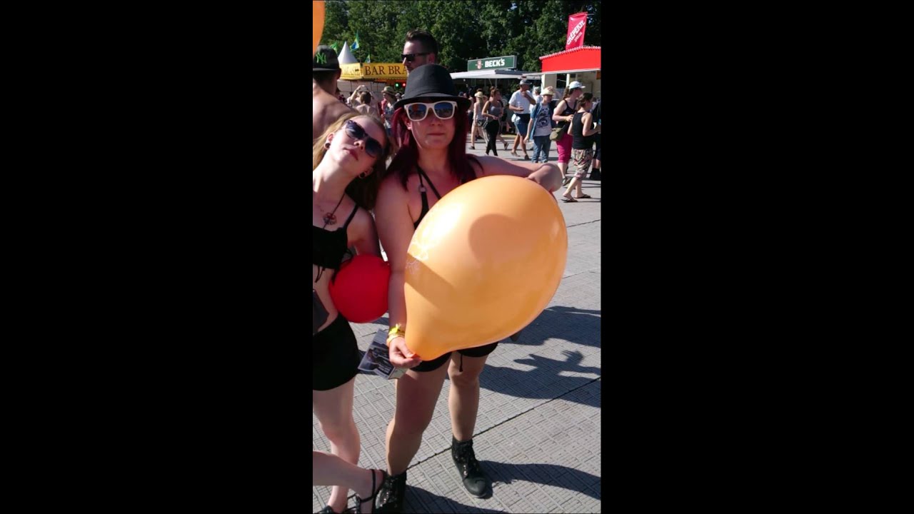 Rock im Park 2014 Luftballon Aktion.Was fürn Ding