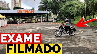 🟢 (FILMADO) EXAME DE MOTO DO DETRAN EM SALVADOR.