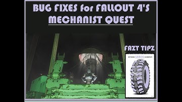 Fazt Tipz: Fallout 4 Mechanist Quest (Restoring Order) Bug Fix Tips and Tutorial
