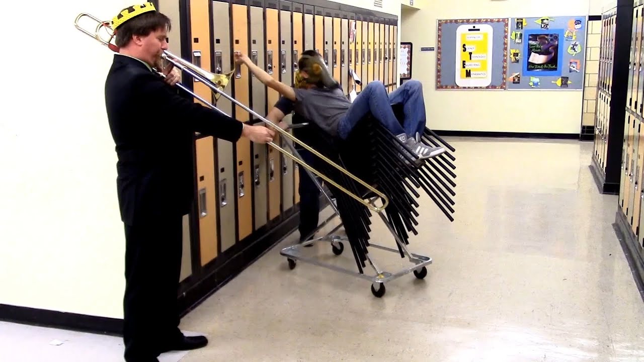 When the Principal Isn't Here . [Student's with immense musical skills]